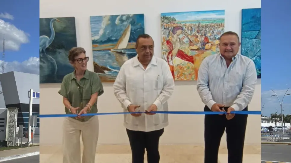 El aeropuerto de Mérida se viste con ambiente playero en esta temporada de verano