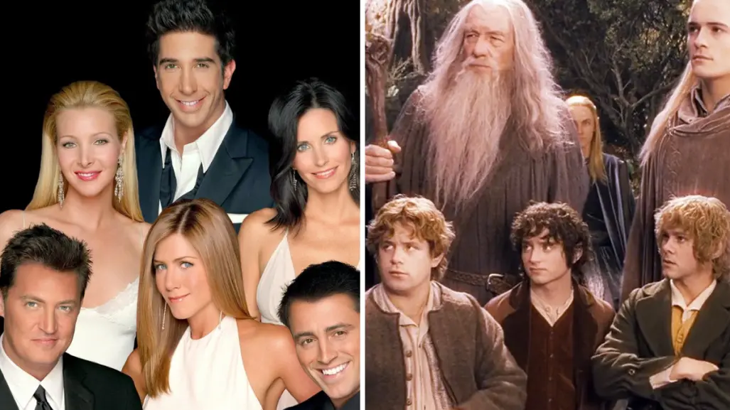 Así se vería el elenco de Friends en El Señor de los Anillos, según la Inteligencia Artificial