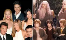 Así se vería el elenco de Friends en El Señor de los Anillos, según la Inteligencia Artificial