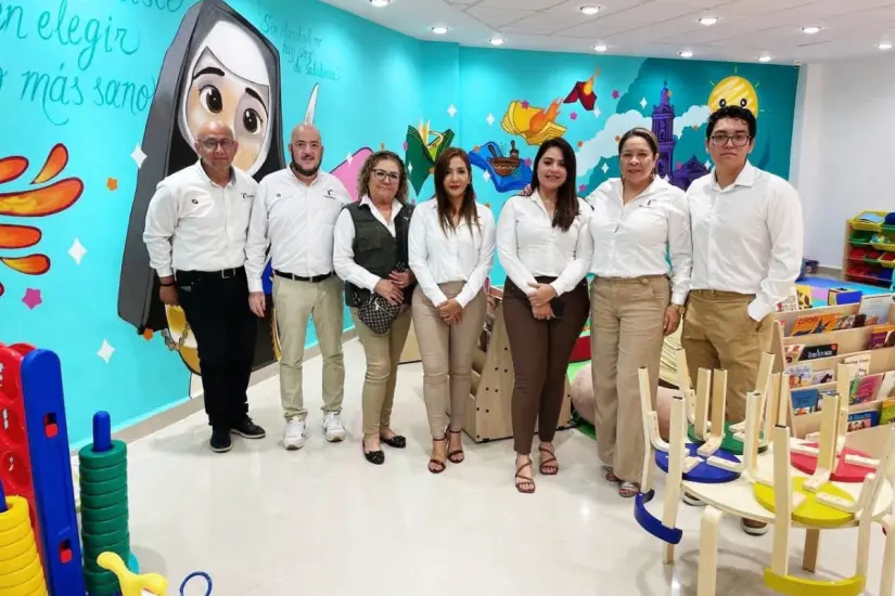 La primer bebeteca de Tamaulipas se ubica en Nuevo Laredo. Foto: Secretaría General de Gobierno 
