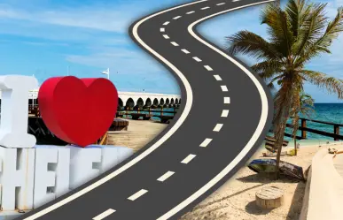 La carretera para llegar a 3 playas de Yucatán en menos de una hora