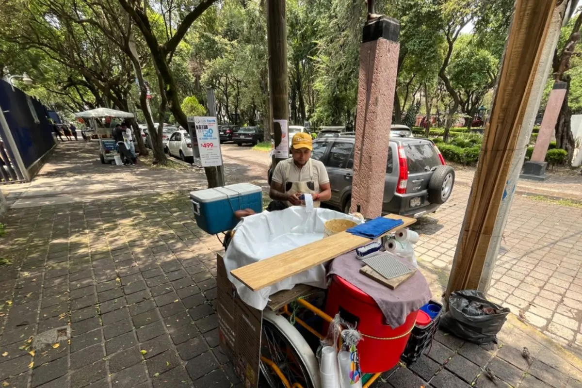 El carrito al sur de CDMX. Foto: Iván Macías