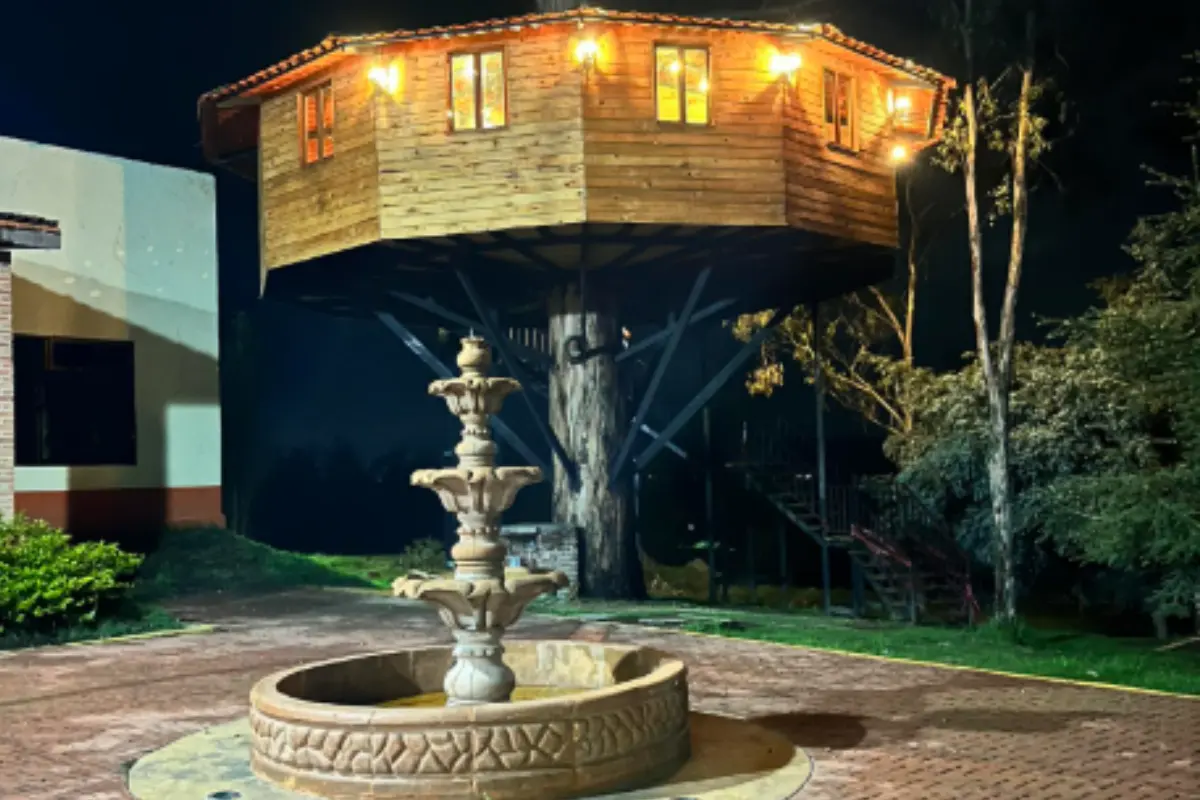 Cabañas en el pueblo olvidado del Edomex.  Foto:  FB (Parque Ecoturístico “El Galpón”)
