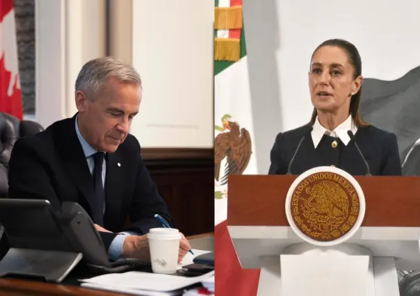Claudia Sheinbaum sostiene llamada telefónica con Mark Carney, ¿de qué hablaron?