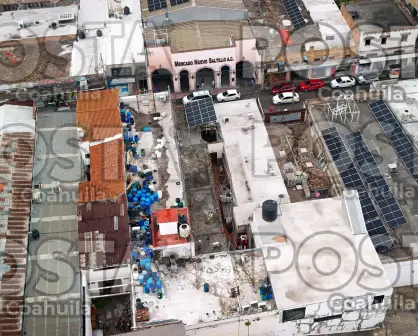 Lluvias en Saltillo: Colapsa techo en bar de la zona Centro 