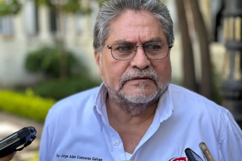 Jorge Adán Contreras, presidente de la Cámara Mexicana de la Industria de la Construcción en Tamaulipas | Foto: Daniel Espinoza