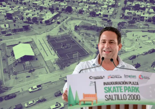 Javier Díaz inaugura plaza Skate Park Saltillo 2000 como parte del programa Activa tu Parque