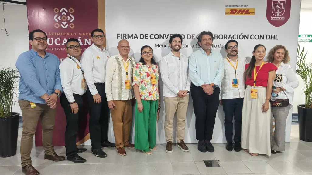 DHL Y la SETY firman convenio para fortalecer a las MiPyMEs en Yucatán