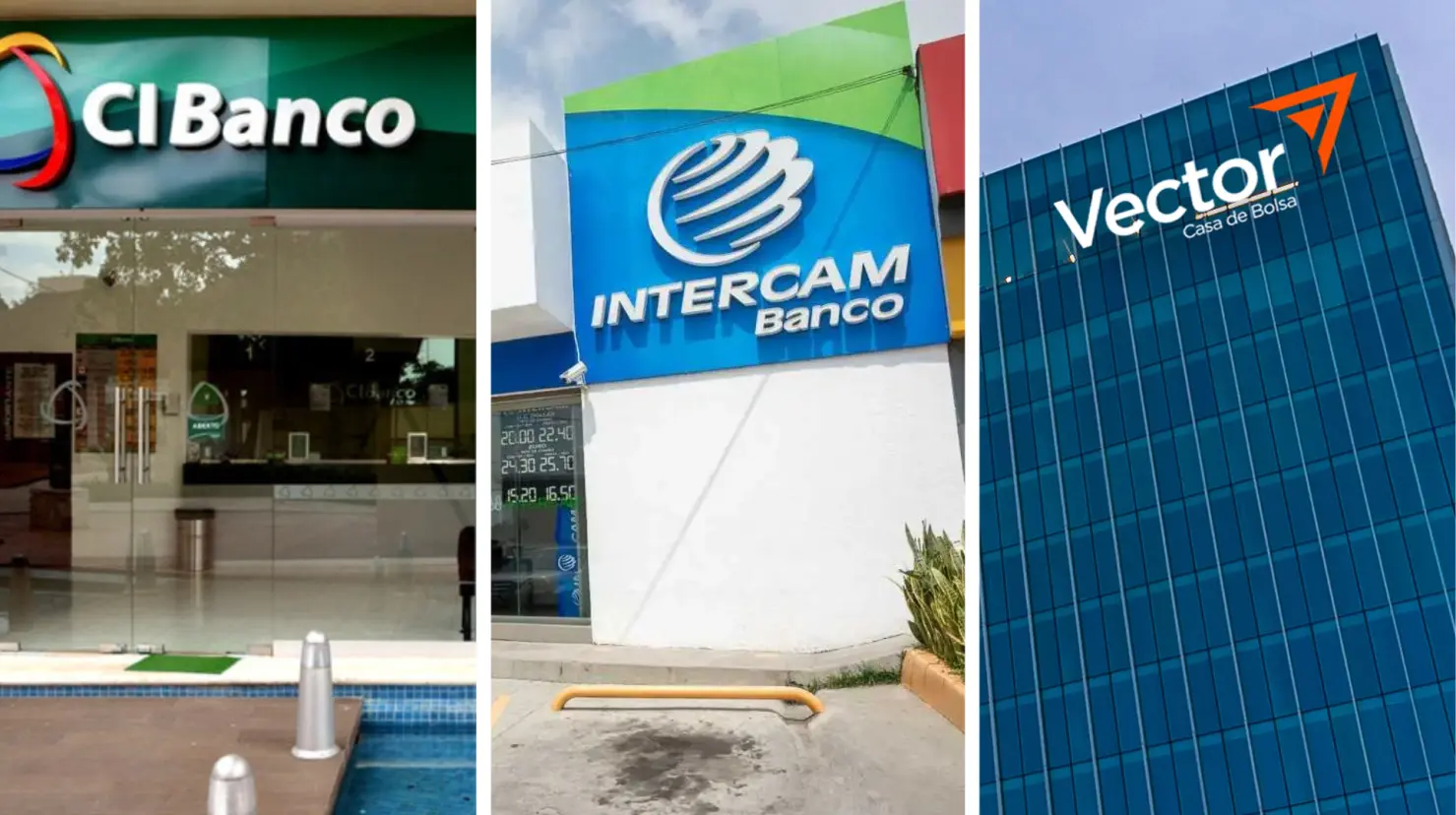 Fitch baja calificación de CIBanco, Intercam y Vector. Foto: Canva | CIBanco | Google Maps | Especial