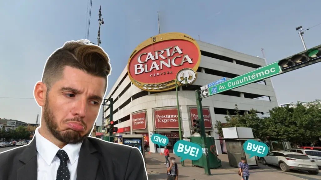 ¡Adiós vaquero! Retiran icónico anuncio de Carta Blanca en el centro de Monterrey