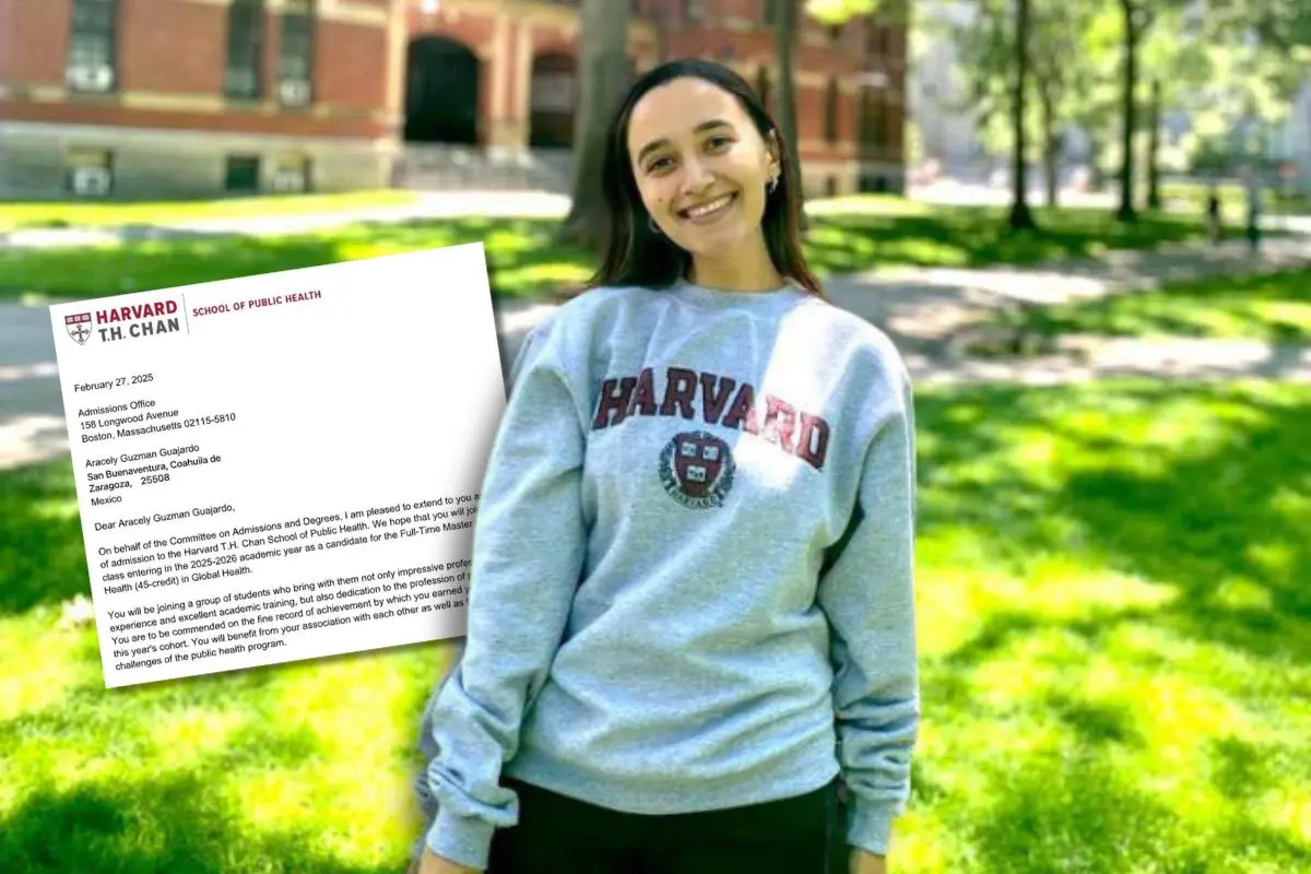 Joven coahuilense llega a Harvard / Foto: FB Aracely Guzman | Canva