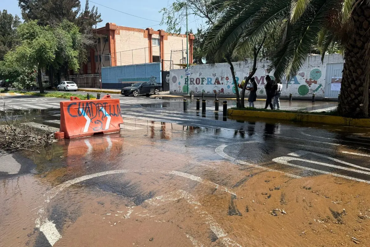 Inundación en la alcaldía Gustavo A. Madero. Foto: Ramón Ramírez