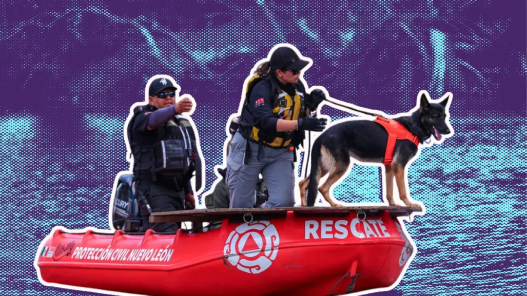 La fuerza de Protección Civil Nuevo León cruza fronteras y así salva vidas en Texas