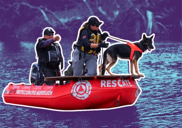 La fuerza de Protección Civil Nuevo León cruza fronteras y así salva vidas en Texas