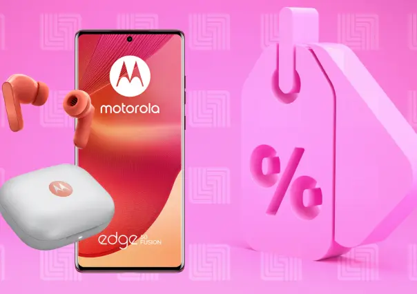 Liverpool te regala unos audífonos en la compra de este celular Motorola con descuento