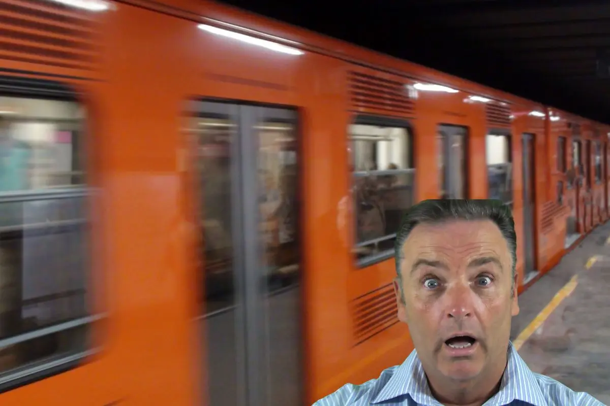 Metro CDMX, persona sorprendida. Foto: Metro CDMX | Canva