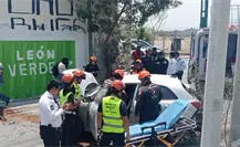 Accidente entre auto y tren deja una persona lesionada en Santa Catarina