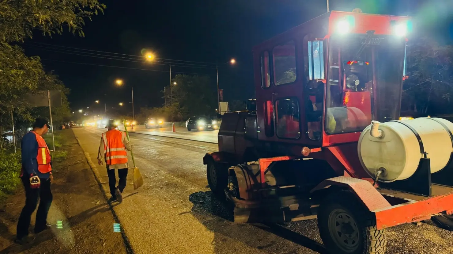 ¿Qué tramo del Periférico de Mérida está afectado por las reparaciones? Foto: Cortesía