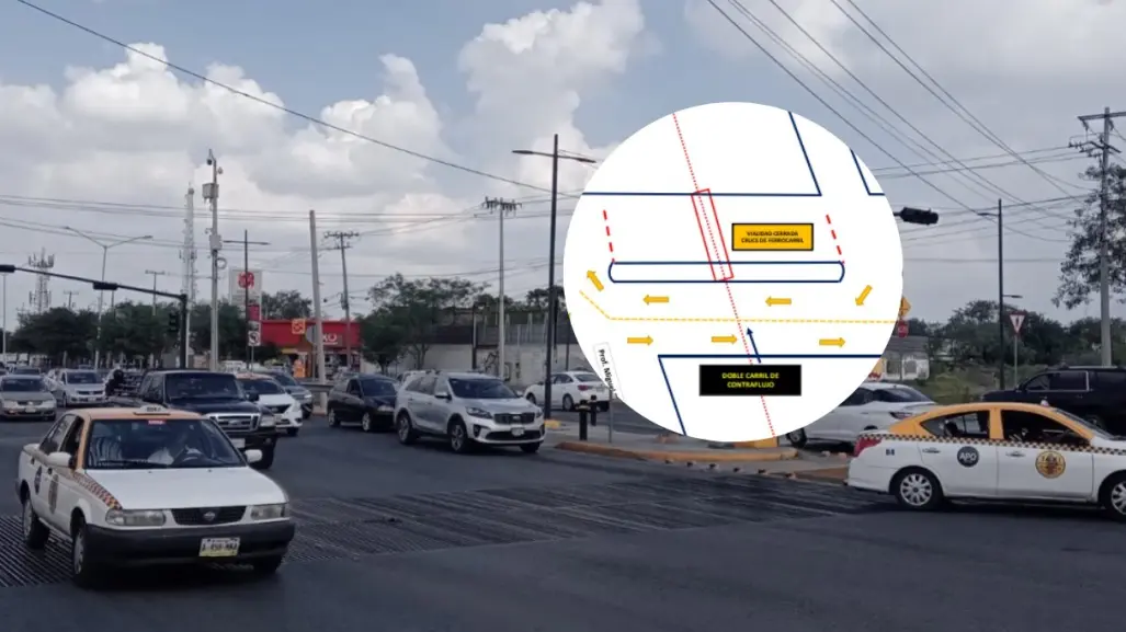 Cierre parcial en avenida Raúl Salinas genera ajustes viales en Escobedo