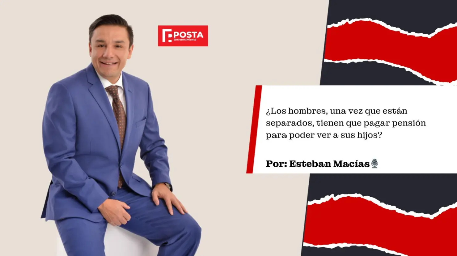 Esteban Macias hoy en ¿Y tú qué opinas? nos da su punto de vista sobre Sergio Mayer Mori y la relación que hoy lleva con su hija después de mucho tiempo de no convivir con ella. / FOTO: IG Esteban Macias Canva