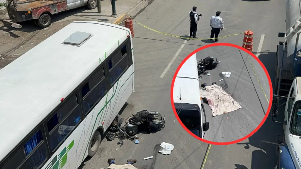 Motociclista muere arrollado en la México-Texcoco; intentaba rebasar entre carriles