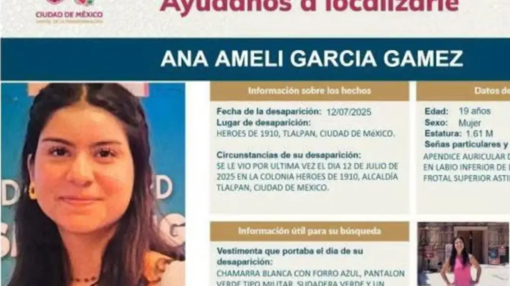 Caso Ana Ameli García: cronología de su desaparición en la zona del Ajusco, CDMX