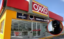 Sujetos en moto roban 100 mil pesos de Oxxo en este municipio de Edomex