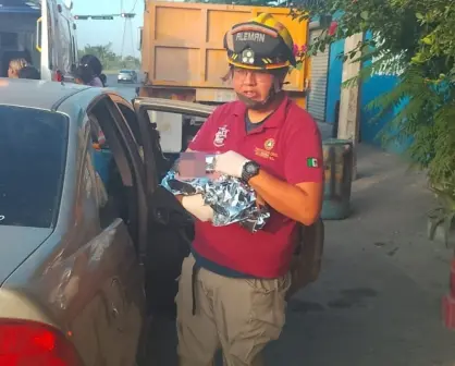 Parto de bebé sorprende a brigadistas de Escobedo
