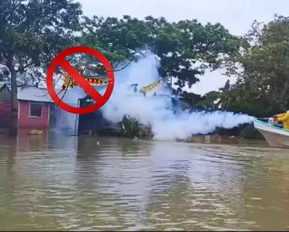 Jurisdicción Sanitaria XII en Altamira refuerza campaña de fumigación tras inundaciones