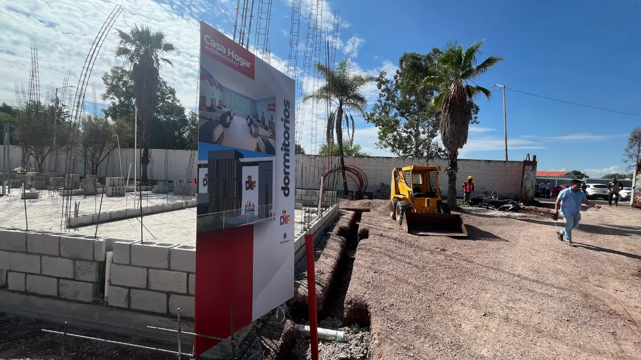 La Casa Hogar contará con una nueva área; el proyecto ya está en construcción. Foto: Jesús Carrillo.
