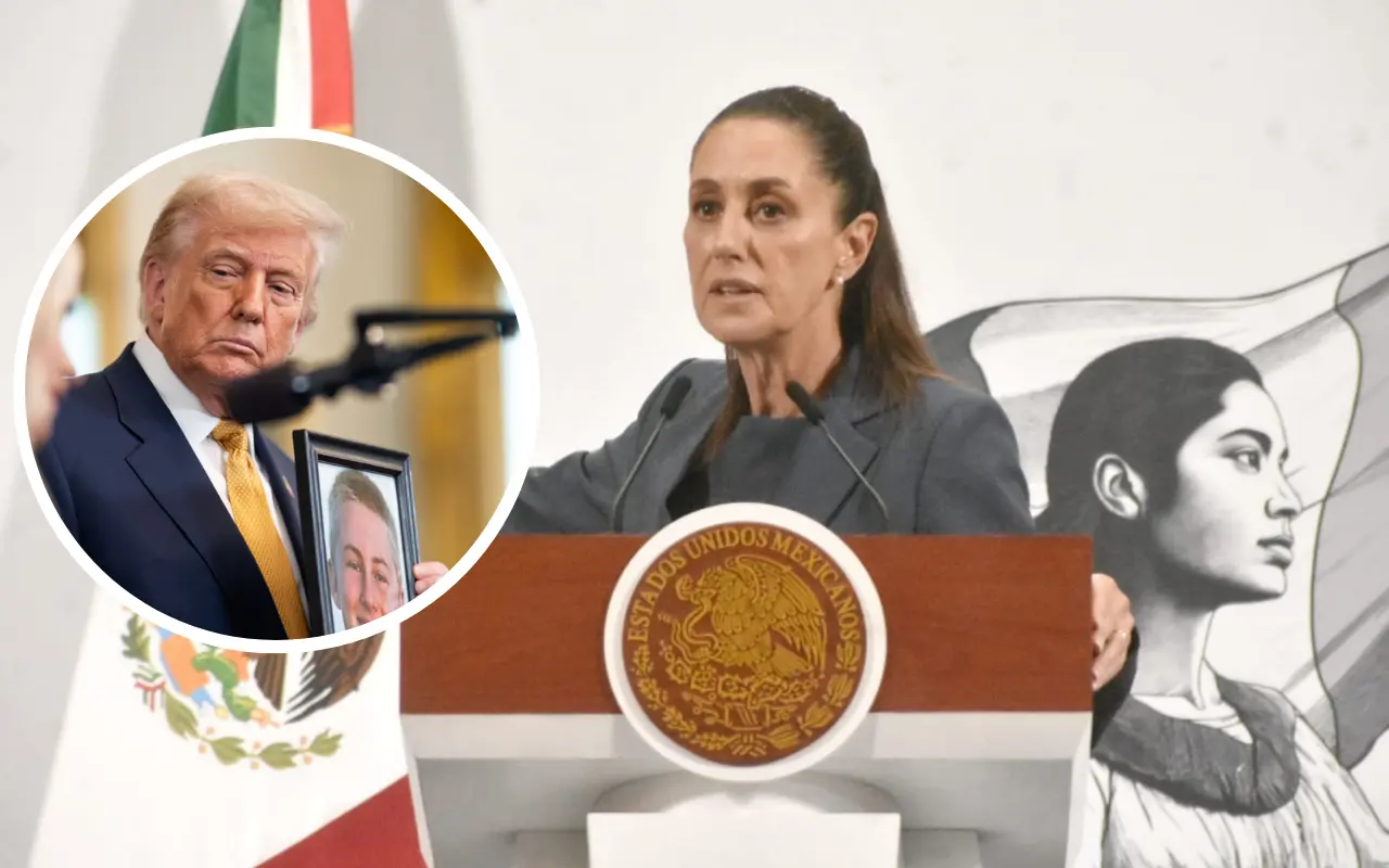 Claudia Sheinbaum y Donald Trump. Foto: Enrique Pérez Huerta / X (@WhiteHouse)