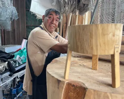 El taller secreto de Pantitlán que hace a mano los troncos para taquerías de la CDMX