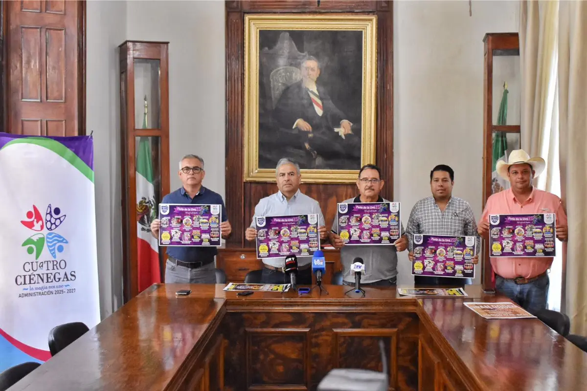 Gran parte de los eventos serán gratuitos, aunque algunos conciertos principales tendrán un costo de entrada./Foto: FB Gobierno Municipal De Cuatro Ciénegas Administración 2025-2027