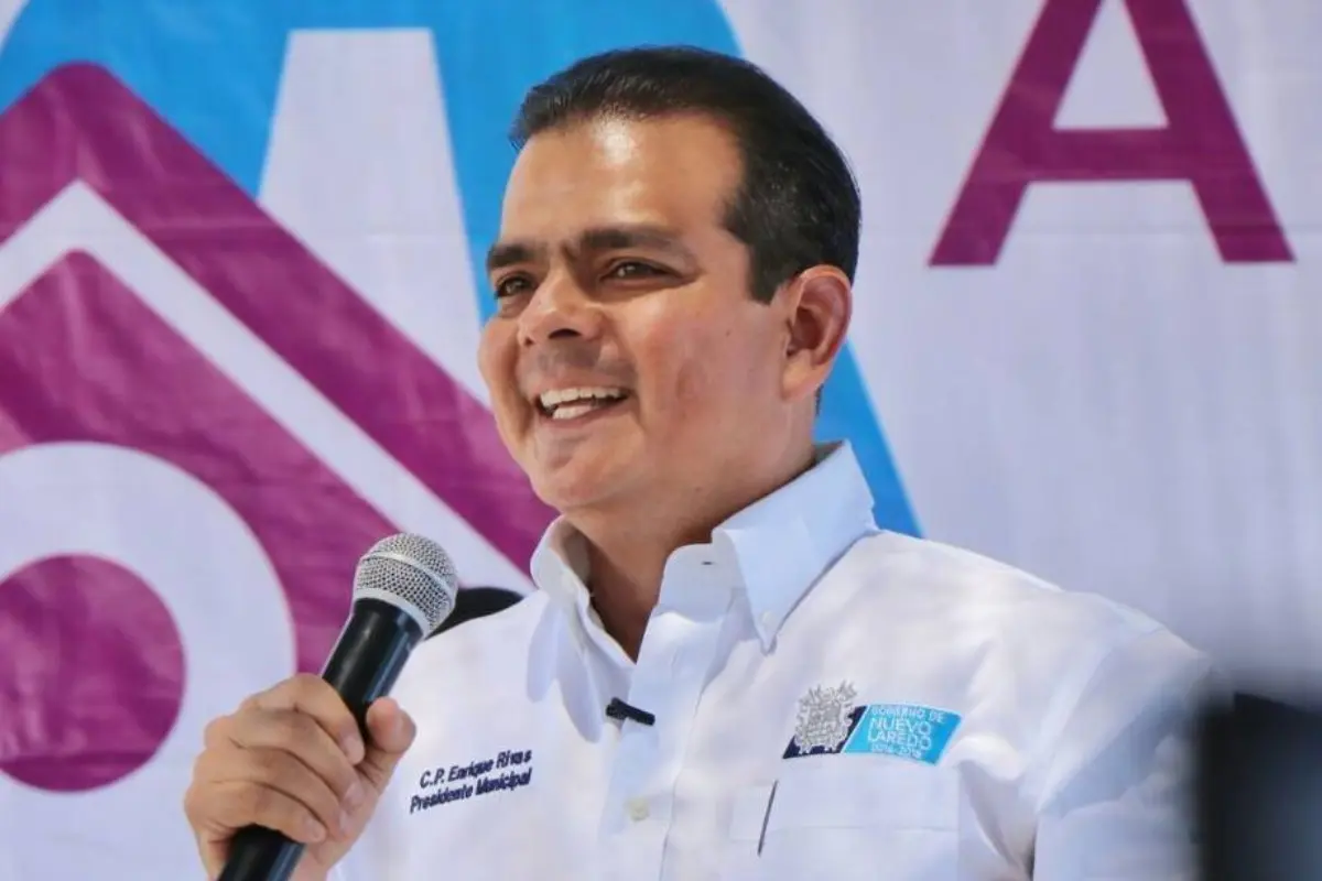 Enrique Rivas Cuéllar, ex alcalde de Nuevo Laredo, acusado por corrupción. Foto: FB @enrique.rivas.3726