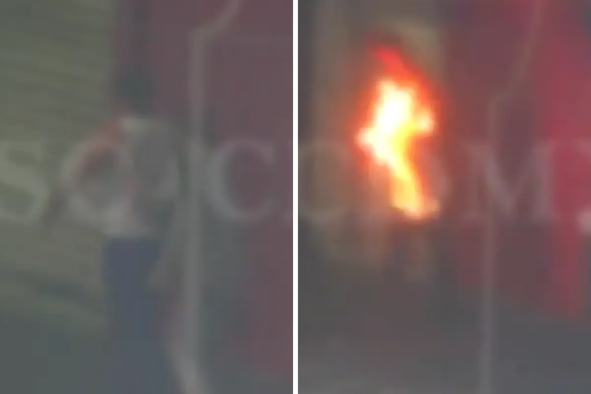 Prende fuego a hombre tras pelea en CDMX, Foto: Captura de pantalla