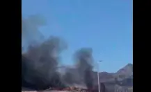 Incendio en relleno sanitario de La Paz moviliza a los bomberos