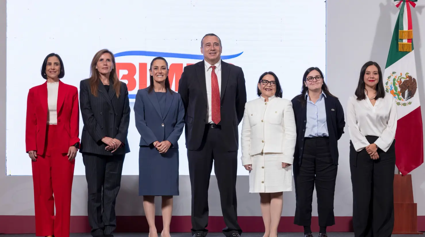 Claudia Sheinbaum en la presentación de la inversión de Bimbo en CDMX. Foto: Presidencia