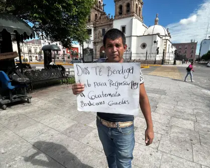 Hombre deportado de Estados Unidos pasa por Durango buscando llegar a Guatemala