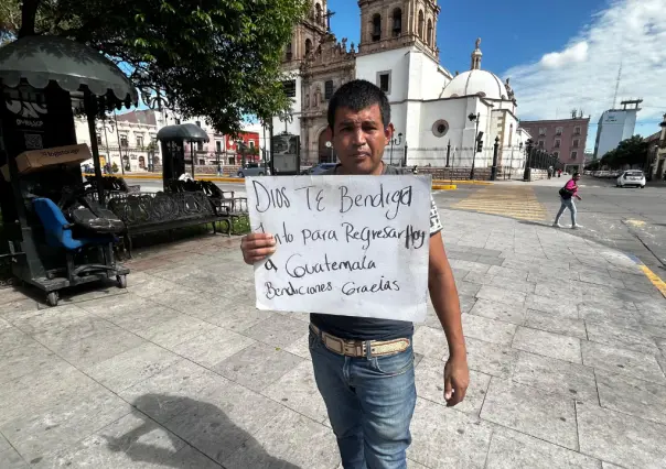 Hombre deportado de Estados Unidos pasa por Durango buscando llegar a Guatemala