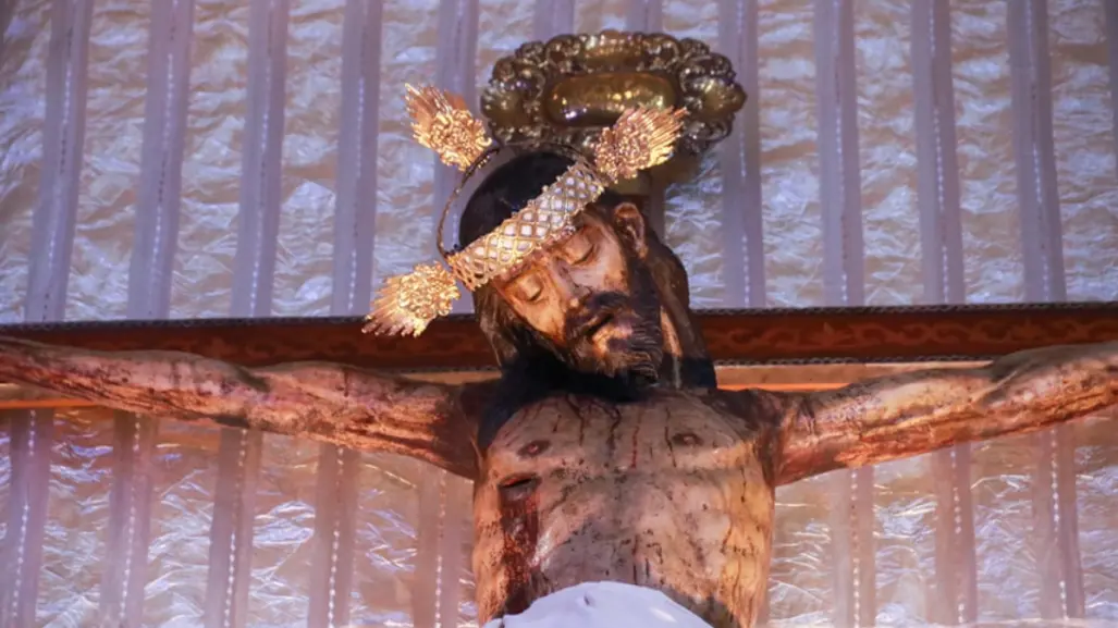Termina INAH con revisión del Santo Cristo de la Capilla, este fue el diagnóstico