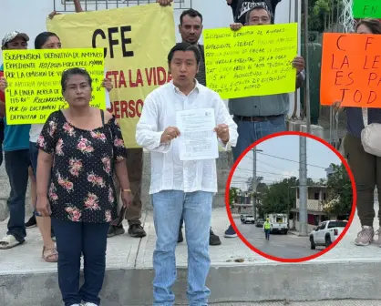 "Vivimos con luz por horas": vecinos de Altamira exigen solución a CFE por apagones constantes