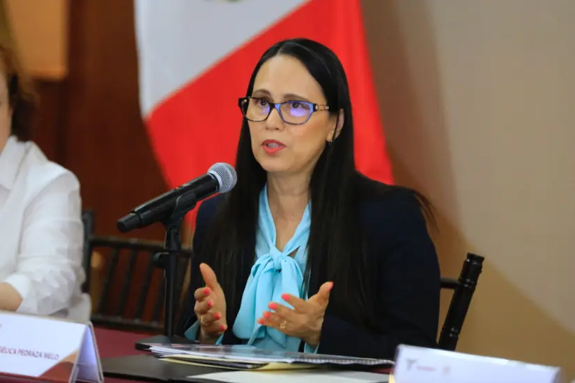 Norma Angélica Pedraza Melo, secretaria de Anticorrupción y Buen Gobierno de Tamaulipas. Foto: Carlos García