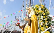 Celebran a la Virgen del Carmen, la patrona de los pescadores, en el sur de Tamaulipas