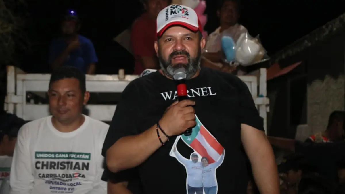 Warnel May Escobar buscó la reelección como alcalde de Izamal en 2024 Foto: Redes Sociales
