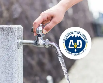 Agua y Drenaje de Monterrey deja sin suministro a varias colonias por mantenimiento