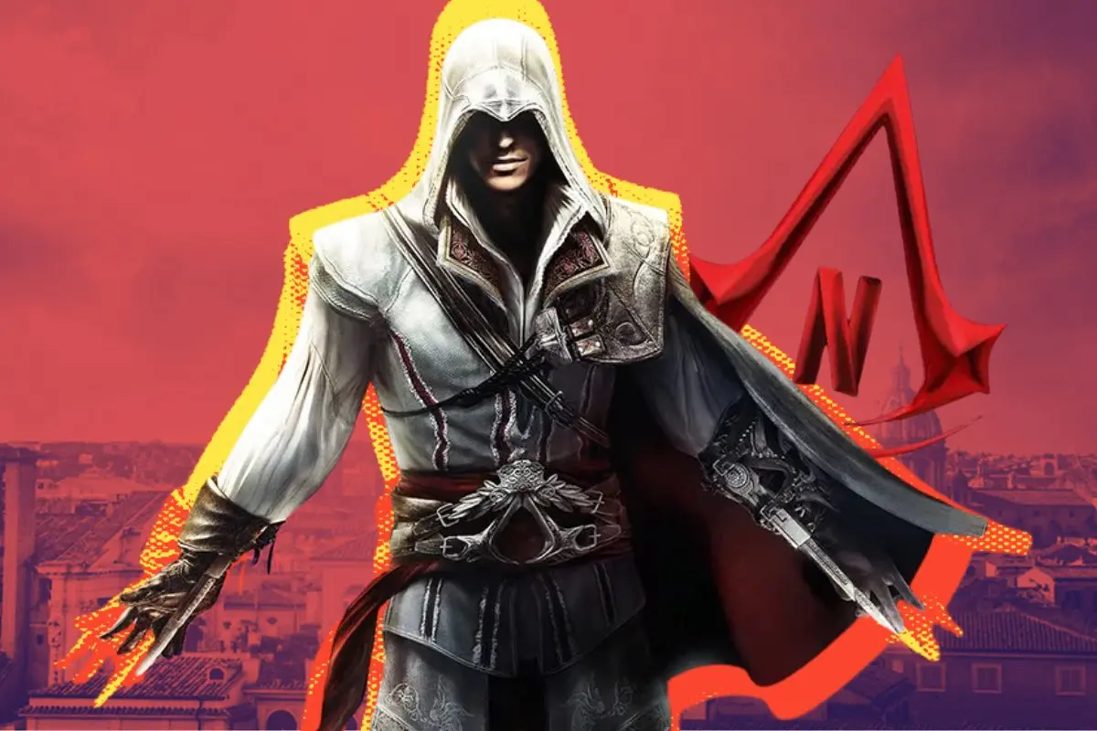 Assassin´s Creed relata la eterna guerra entre asesinos y templarios a través del las diferentes épocas históricas. FOTO: CANVA/Ubisoft/Netflix