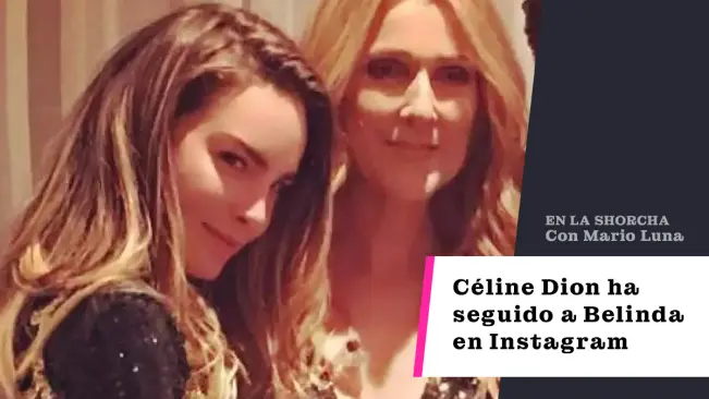 La cantante Céline Dion ha seguido a Belinda en Instagram
