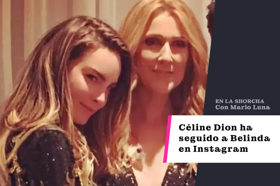 La cantante Céline Dion ha seguido a Belinda en Instagram