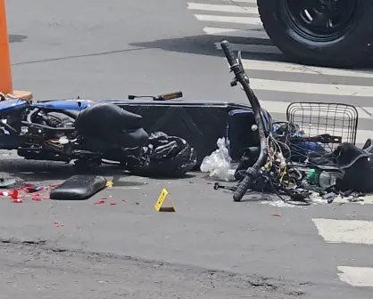 Muere ciclista atropellado por tráiler en cruce peatonal de Azcapotzalco