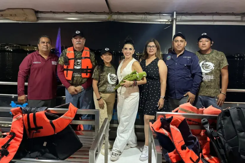 Dalilah Polanco, la séptima invitada a la Casa de los Famosos, hizo la Ruta de los Juanchos en Tampico. Foto: Axel Hassel